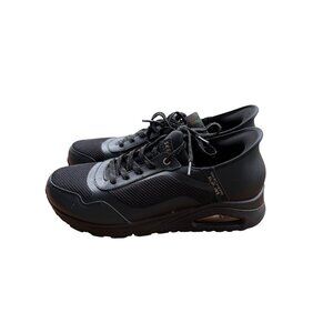 Skechers Slip-Ins Womens Athletic Shoes Black Mesh Lace-Up Size 11 NWT